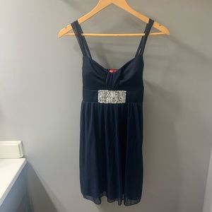 Y2K Navy cocktail/homecoming dress! Juniors medium 💙